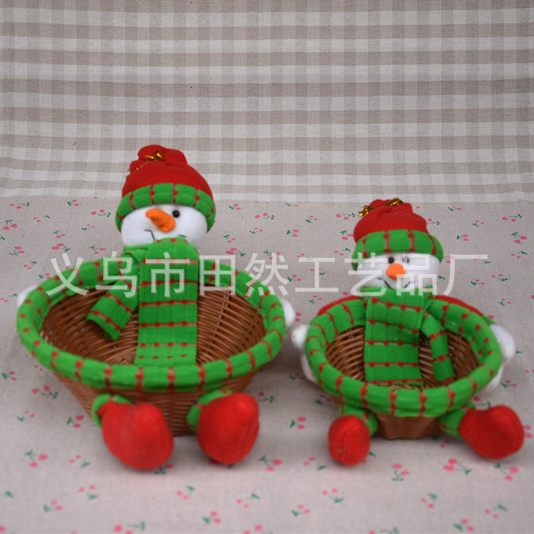 Factory outlets Santa Claus PP addendum two clutter storage basket hand baskets
