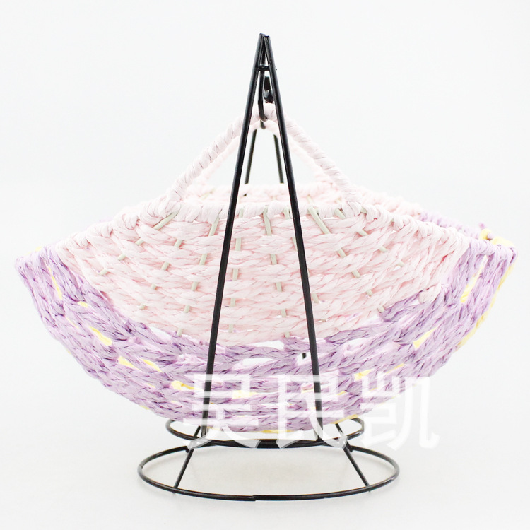 10 yuan boutique boutique source of creative home storage blue fruit basket basket baskets type cradle