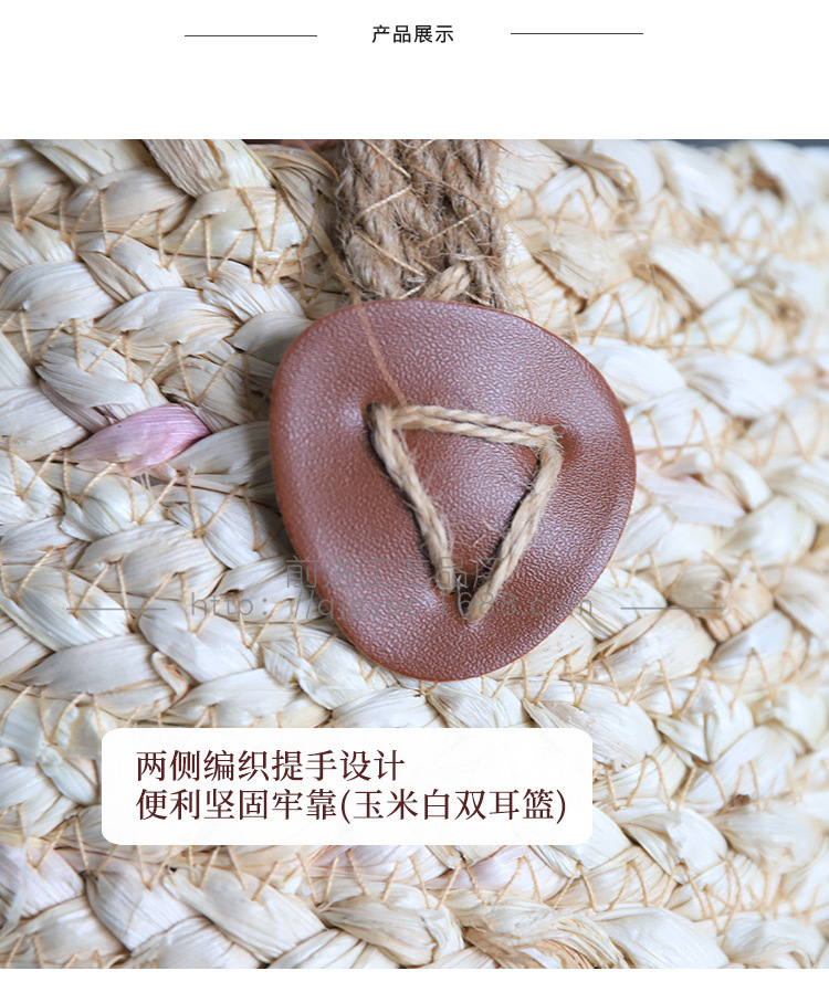 New Spot Straw Baskets Green Plant Pot Rattan Woven Flowerpot Handmade Weaved Storage Basket Vegetables Basket