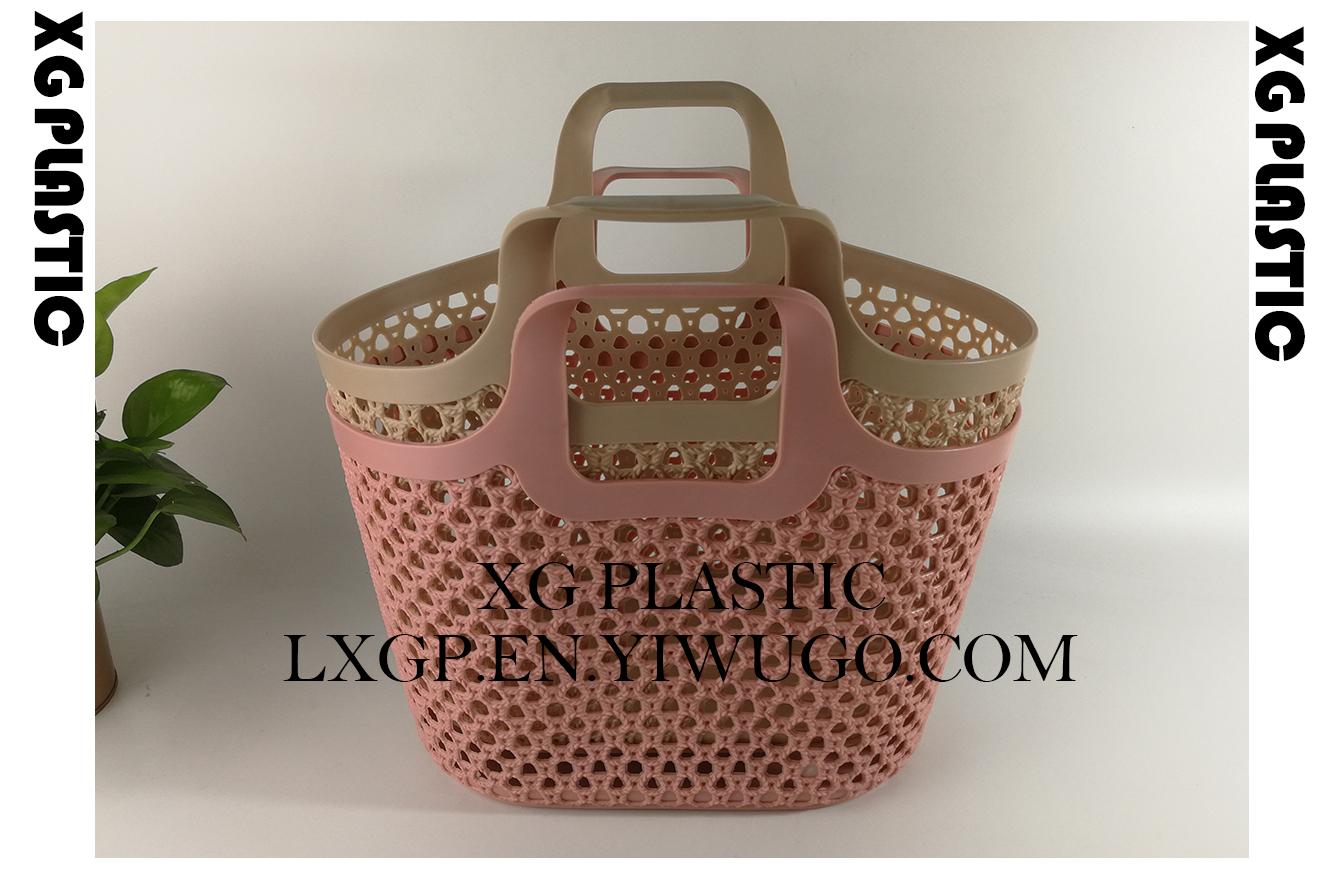 plastic basket portble basket soft basket bathroom storage basket durable basket fashion baskets hollow design basket