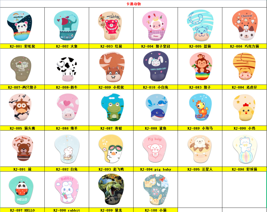 SOURCE Manufacturer Unique Creative Cartoon Anime Silicone Comfortable Thickened Non-Slip Wrist Splint Wrister Protective Mouse Pad Can Be Shown in the Picture SOURCE Manufacturer Unique Creative Cartoon Anime Silicone Comfortable Thickened Non-Slip Wrist Splint Wrister Protective Mouse Pad Can Be Shown in the Picture