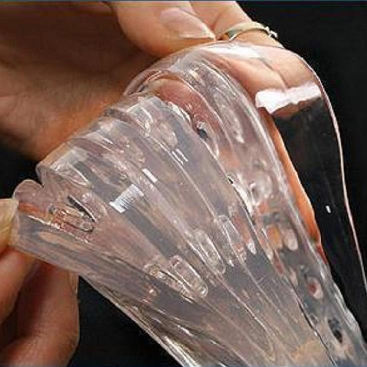 Silicone Five-Layer Height Increasing Insole 5-Layer Transparent Adjustable Half Insole Invisible Shock Absorption Inner Heightening Shoe Pad Men and Women