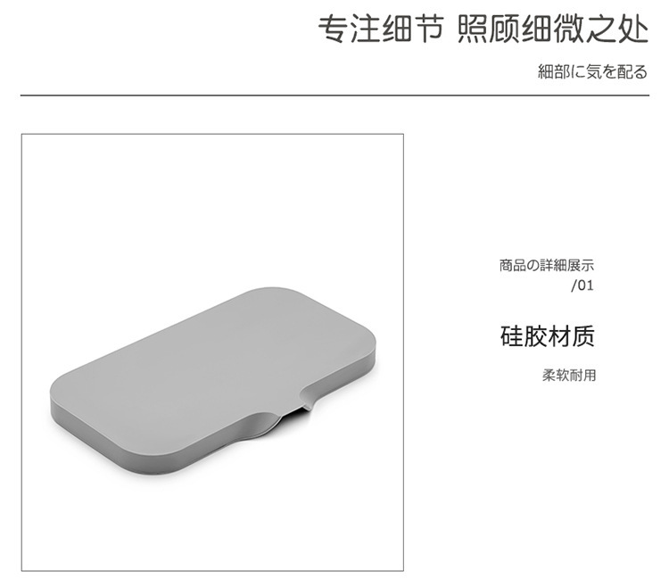 Sink Water Draining Pad (with Diversion Port) Silicone Draining Pad Water Draining Pad Sink Drain Rack Soap Dish Large and Small Sizes Hand Washing