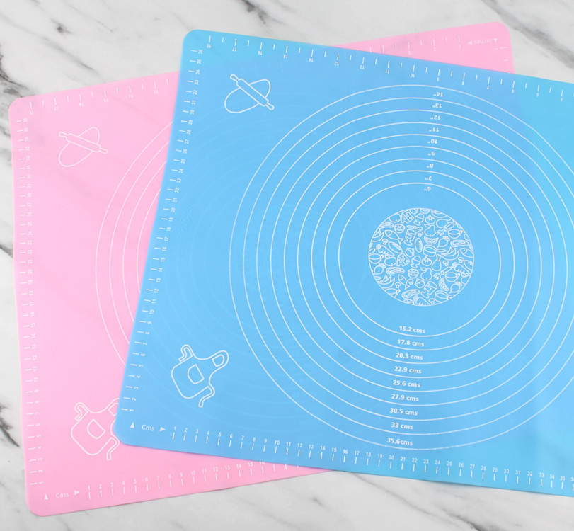 Large Thick Silicone Dough Kneading Food Grade Dough Rolling Pad Baking Mat Non-Stick Plastic Chopping Board Silica Gel Pad Panel