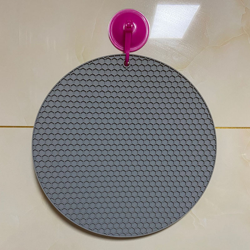 22/30cm Large Size Anti-Scald Silicone Heat Proof Mat Potholder Dining Table Cushion Large Size Silicone Honeycomb Pad Casserole Mat Potholder