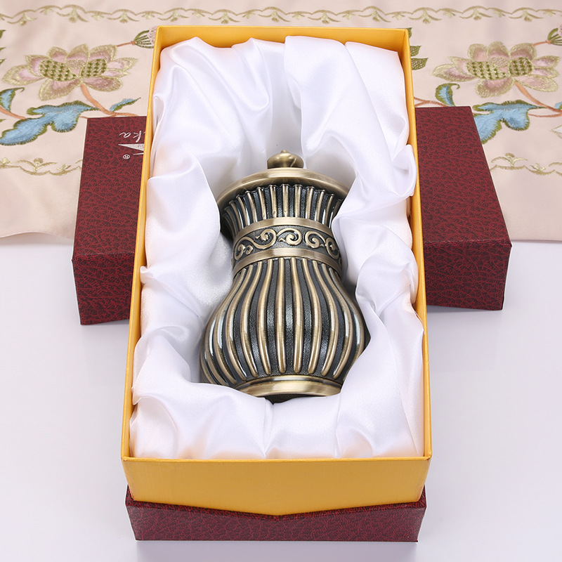 Retro Toothpick Box Holder HighEnd Automatic Hand Press Living Room Dining Table Hotel HighEnd Toothpick Holder