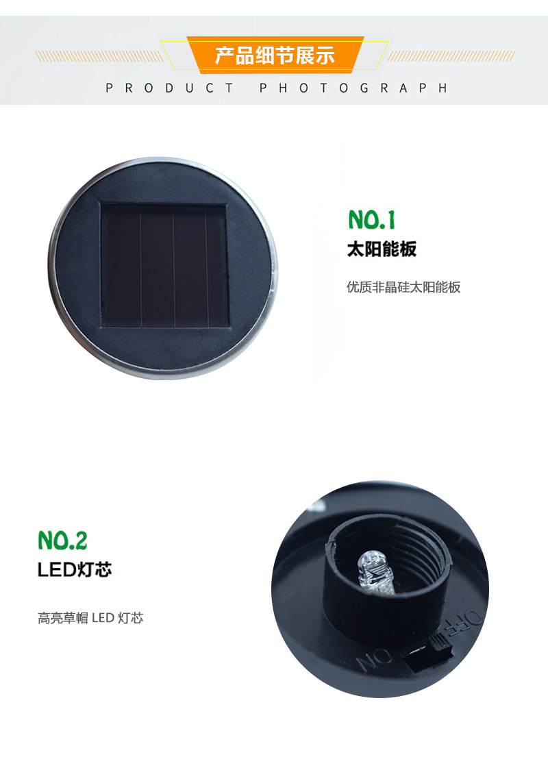 Amazon Outdoor Solar Acrylic Stick Small Tube Light Courtyard Decoration Landscape Lamp Lawn Plug Small Night Lamp