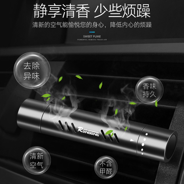 Auto Air Conditioner Vent Perfume Mini Car Aromatherapy Solid Balm Car Air Outlet Perfume Stick R-1525