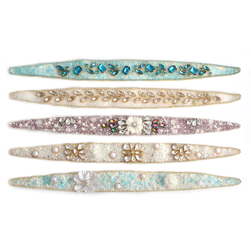 Spot Korean Headband DIY Handmade Stick-on Crystals Hairware Headband Korean Finished Rhinestone Factory Direct Sales Spot Korean Headband DIY Handmade Stick-on Crystals Hairware Headband Korean Finished Rhinestone Factory Direct Sales