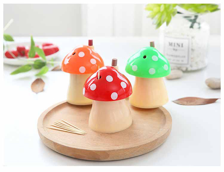 Creative Cute Mushroom Toothpick Box Automatic Pop-up Push Button Toothpick Bottle Portable Toothpick Holder Storage Tank Toothpick Holder Creative Cute Mushroom Toothpick Box Automatic Pop-up Push Button Toothpick Bottle Portable Toothpick Holder Storage Tank Toothpick Holder
