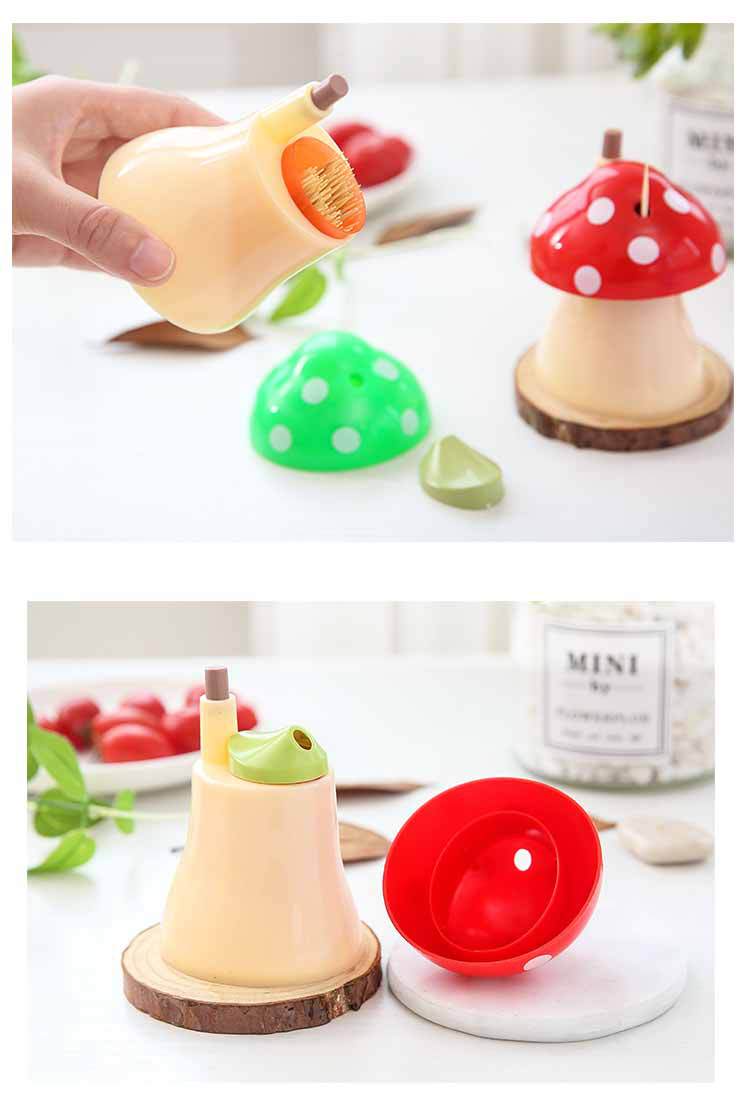 Creative Cute Mushroom Toothpick Box Automatic Pop-up Push Button Toothpick Bottle Portable Toothpick Holder Storage Tank Toothpick Holder Creative Cute Mushroom Toothpick Box Automatic Pop-up Push Button Toothpick Bottle Portable Toothpick Holder Storage Tank Toothpick Holder