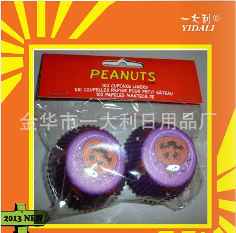[manufacturers direct marketing] opp toothpick a Halloween cake cupcake paper cup.