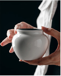 Dehua Sheep Fat Jade HandCarved Auspicious Cloud Cover Bowl Thin Tire Not Hot Tea Bowl Kung Fu Tea Set Ceramic Whiteware