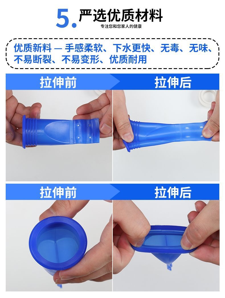 Floor Drain Deodorant Silicone Core Bathroom Sewer Deodorant Fantastic Floor Drainer Cover Deodorant Insect-Proof Kitchen Washing Machine Deodorant