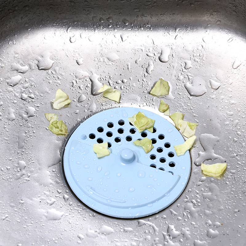 Household Kitchen Sink Anti-Blocking Soft Rubber Filter Sewer Hair Filter Washing Basin Floor Drain Cover Factory Wholesale