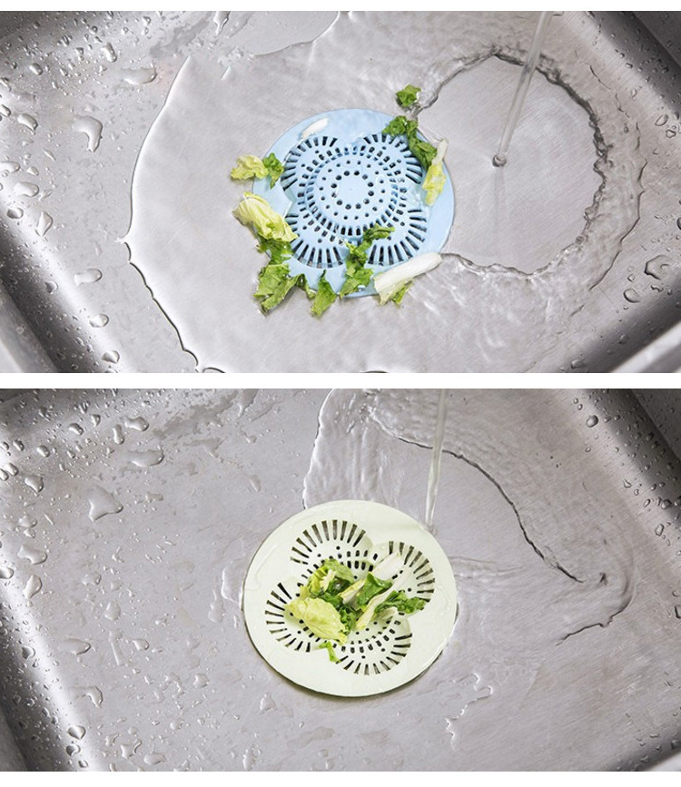 Creative round Sink Anti-Blocking Floor Drain Cover Filter Bathroom Sewer Hair Filter Factory Direct Sales