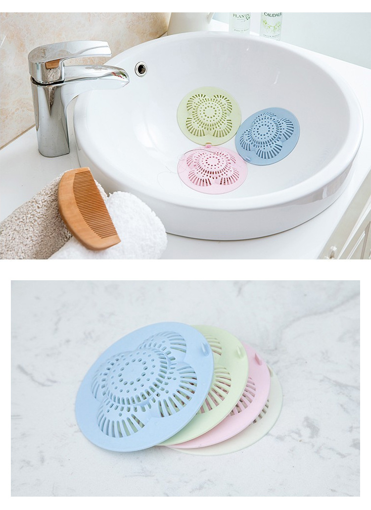Creative round Sink Anti-Blocking Floor Drain Cover Filter Bathroom Sewer Hair Filter Factory Direct Sales