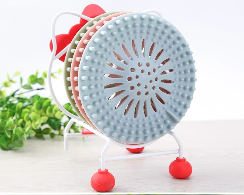 New Material Silicone Floor Drain Filter Plug Sink Drain Filter Net Bathroom Hair Filter Plug Anti-Blocking Sewer