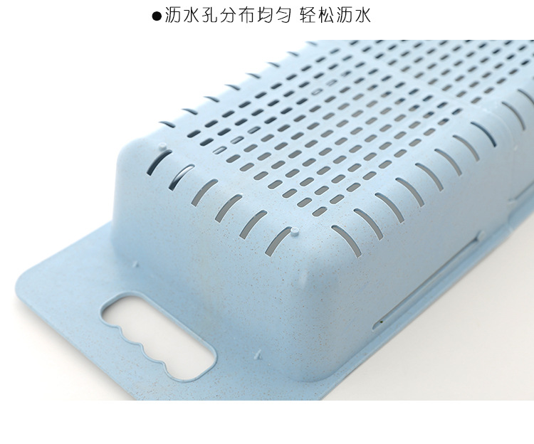 Retractable sink asphalt rack rack kitchen plastic put bowl chopsticks shelf household shelf bowl rack