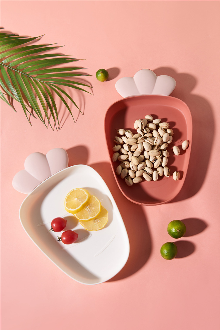 plastic fruit plate Nordic style household modern living room fruit plate creative snacks dessert cake dry fruit plate plastic fruit plate Nordic style household modern living room fruit plate creative snacks dessert cake dry fruit plate
