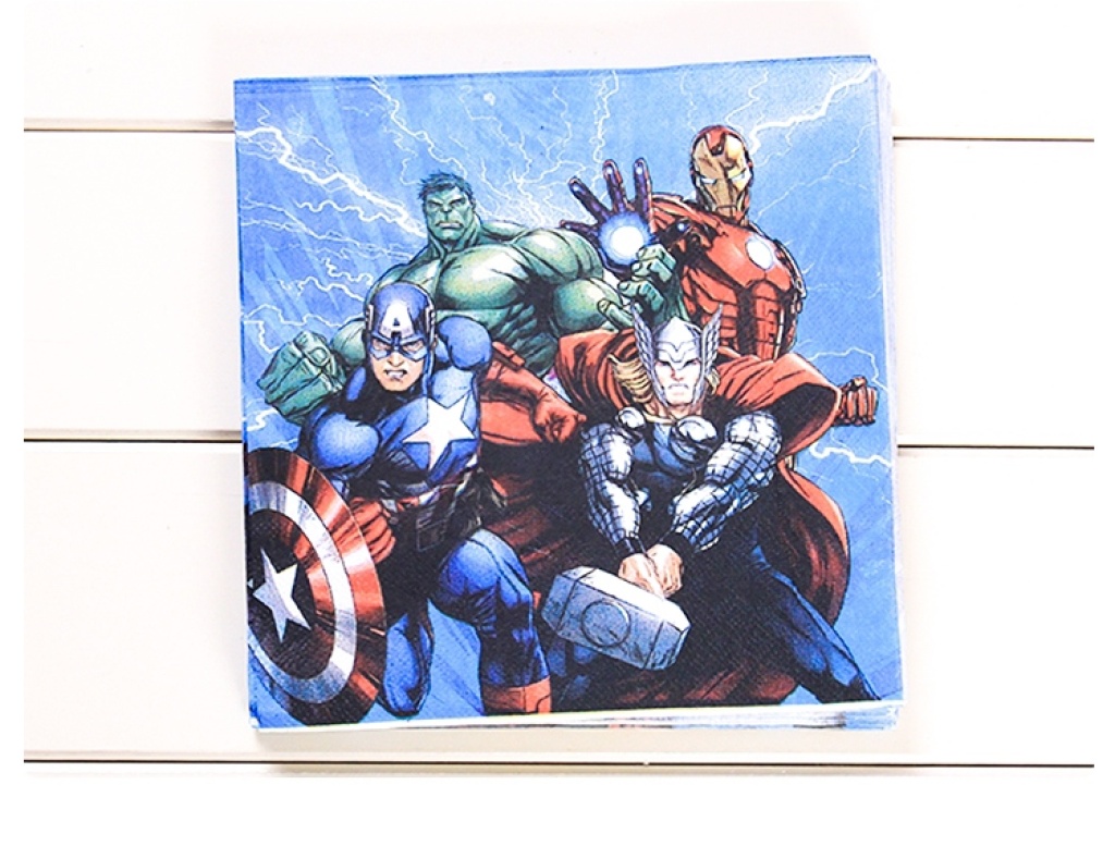 Children's Birthday Party Napkin Mat Tissue Cartoon Picnic Dinner Plate Tissue Mat Napkin Decoration Party Supplies