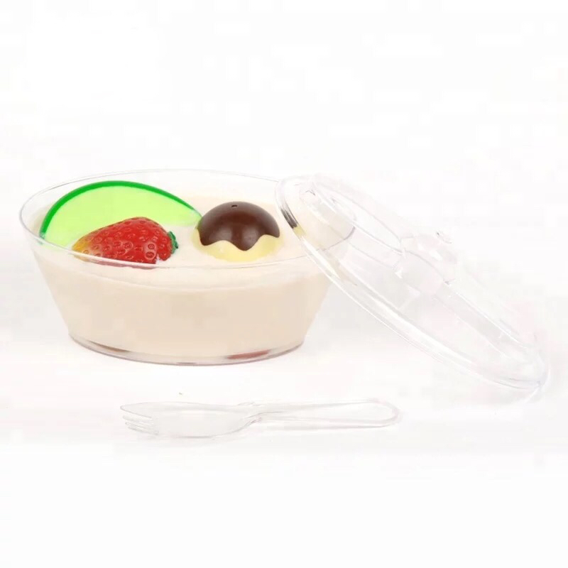 Disposal Plastic Bowl Mini PS Sushi Bowl with Lid Sauce Dessert Bowl Transparent Dessert Packaging Ice Cream Cup Disposal Plastic Bowl Mini PS Sushi Bowl with Lid Sauce Dessert Bowl Transparent Dessert Packaging Ice Cream Cup