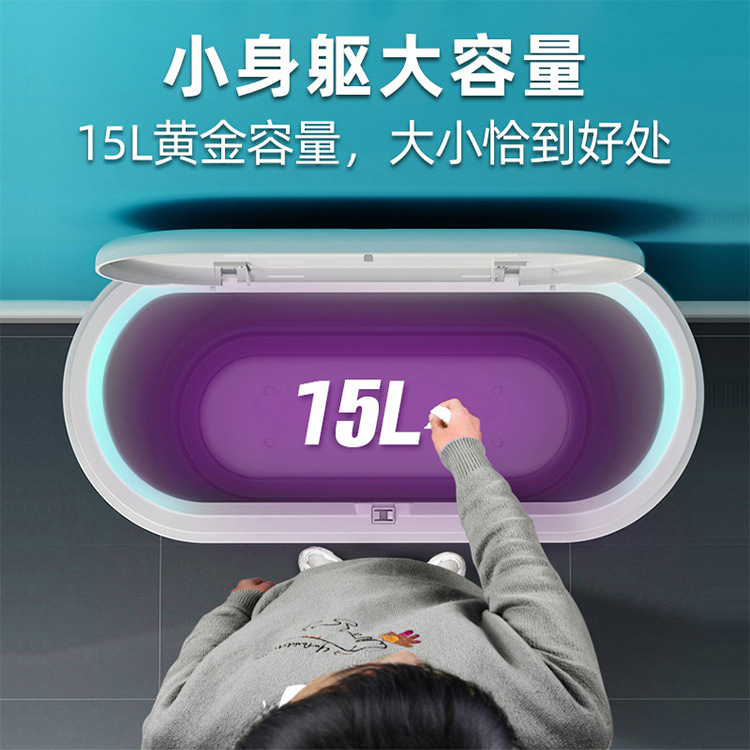 With Lid Desktop Trash Bin Flip Corner Trash Bin Household Living Room And Kitchen Toilet Bin