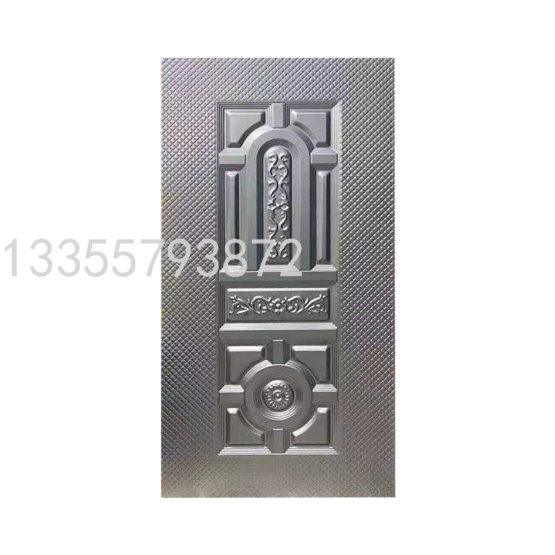 Factory Direct Sales Customized Cold Rolled Plate Embossed Door Panel Galvanized Door Surface Can Be Set Square