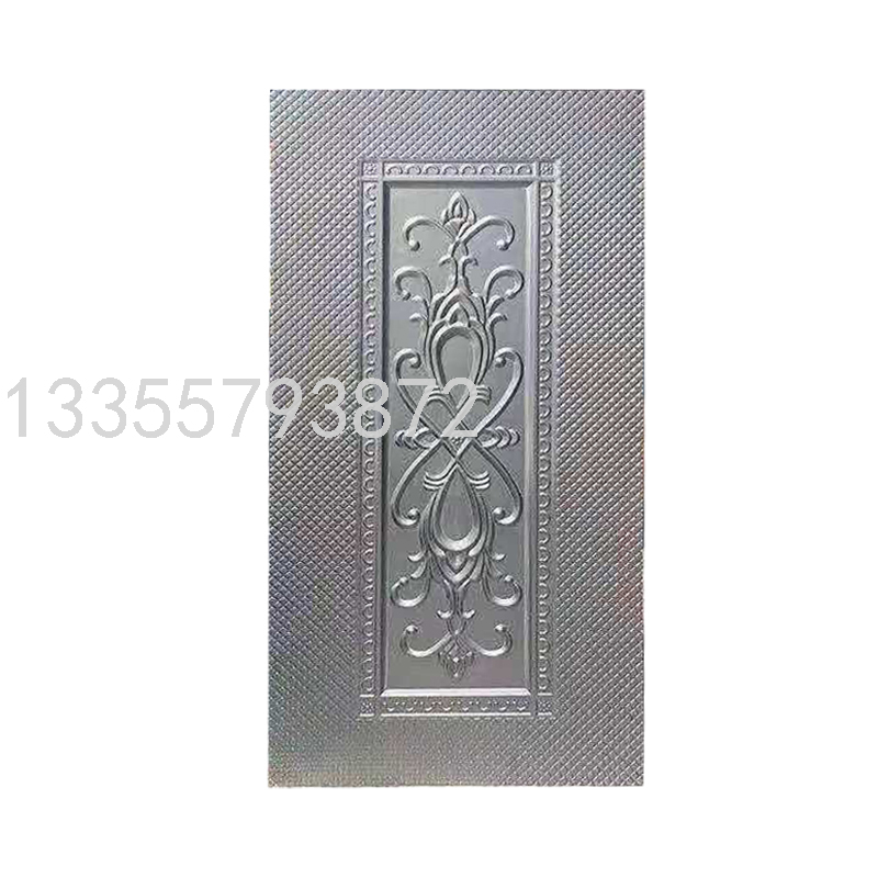 Factory Direct Sales Customized Cold Rolled Plate Embossed Door Panel Galvanized Door Surface Can Be Set Square