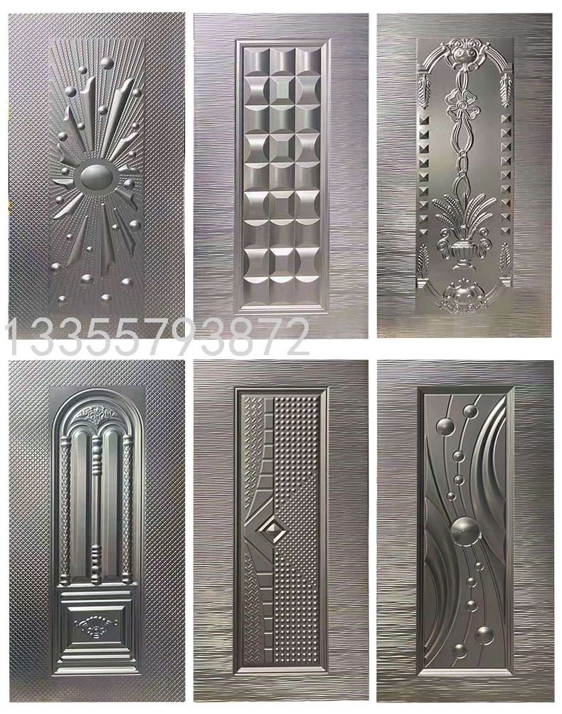 Factory Direct Sales Customized Cold Rolled Plate Embossed Door Panel Galvanized Door Surface Can Be Set Square Factory Direct Sales Customized Cold Rolled Plate Embossed Door Panel Galvanized Door Surface Can Be Set Square