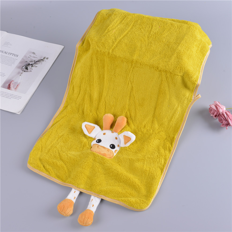 Cartoon Cute Girl Wearable Wrap Bath Towel plus-Sized Couple Bath Towel Water-Absorbing Quick-Drying Not Easy to Lint Bath Towel