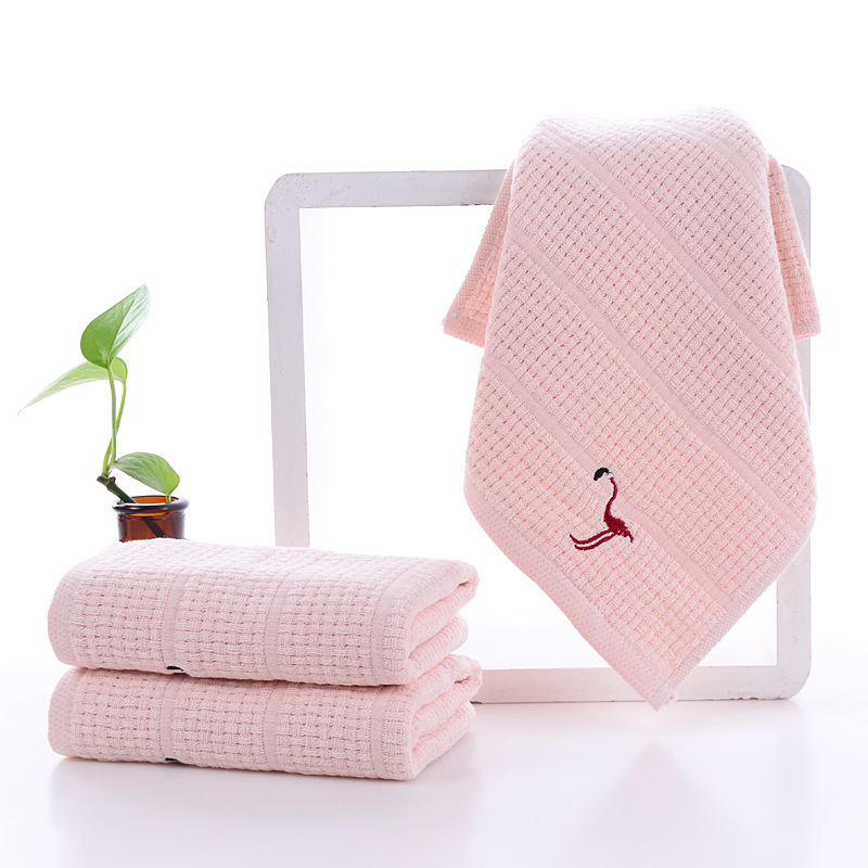 Pet Morning Qingchen Morning Cotton Yarn Embroidery Super Soft and Comfortable Towel Square Washcloth Large Bath Towel Gift Set