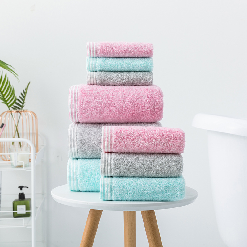 Yiwu Good Goods Cotton Untwisted Yarn Adult Bath Towel Men and Women Absorbent Bath Towel Gift Daily Necessities Bath Towel