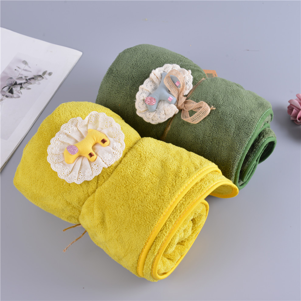 Children's Super Cute Cartoon Bath Towel Ultra-Thin Water-Absorbing Quick-Drying Beach Towel Travel Portable Swimming Sports Towel