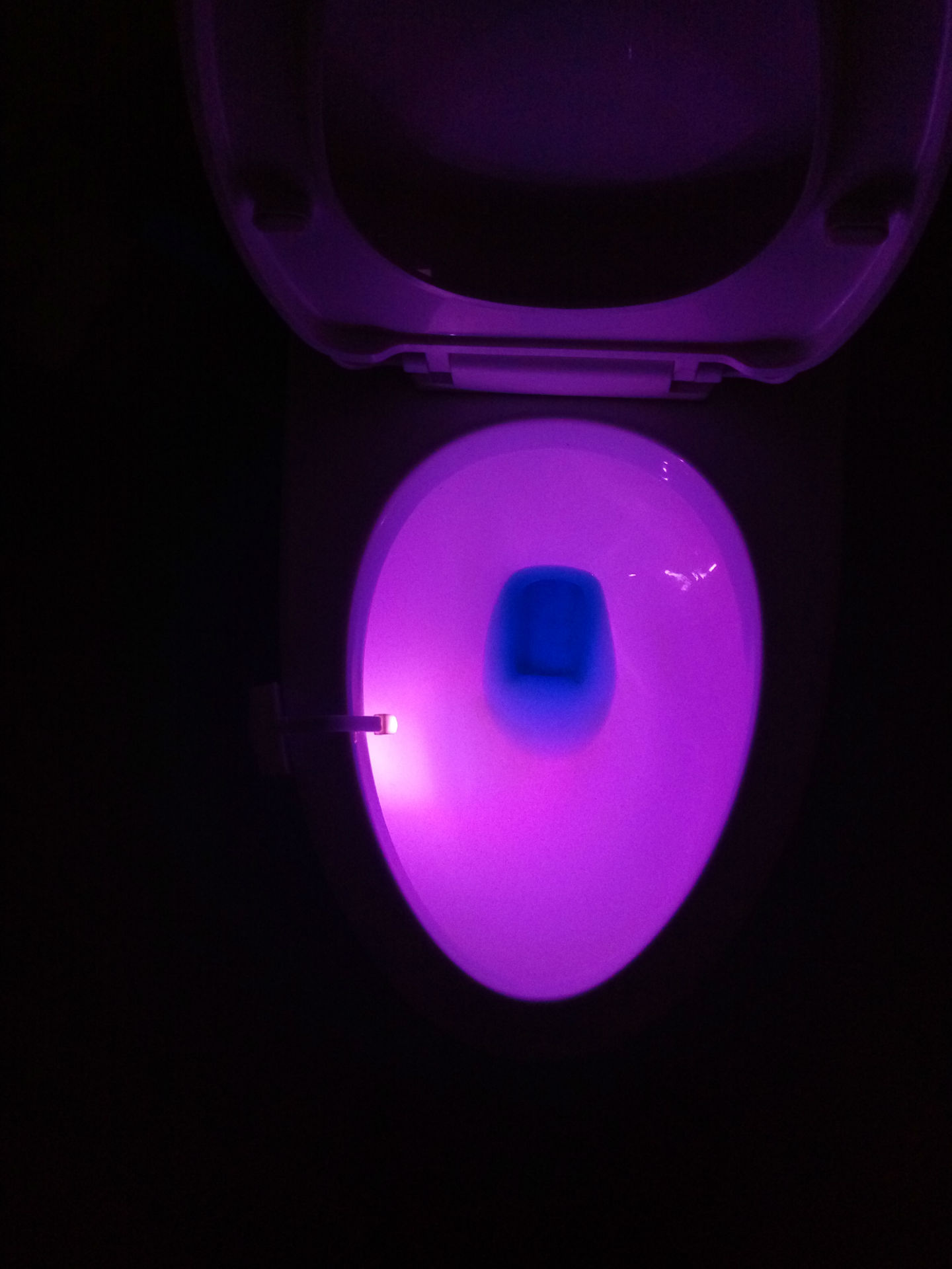 LED Toilet Toilet Lid Hanging Creative Infrared Sensor Lamp 8 Colors Or 16 Colors Night Bright Toilet Small Night Lamp