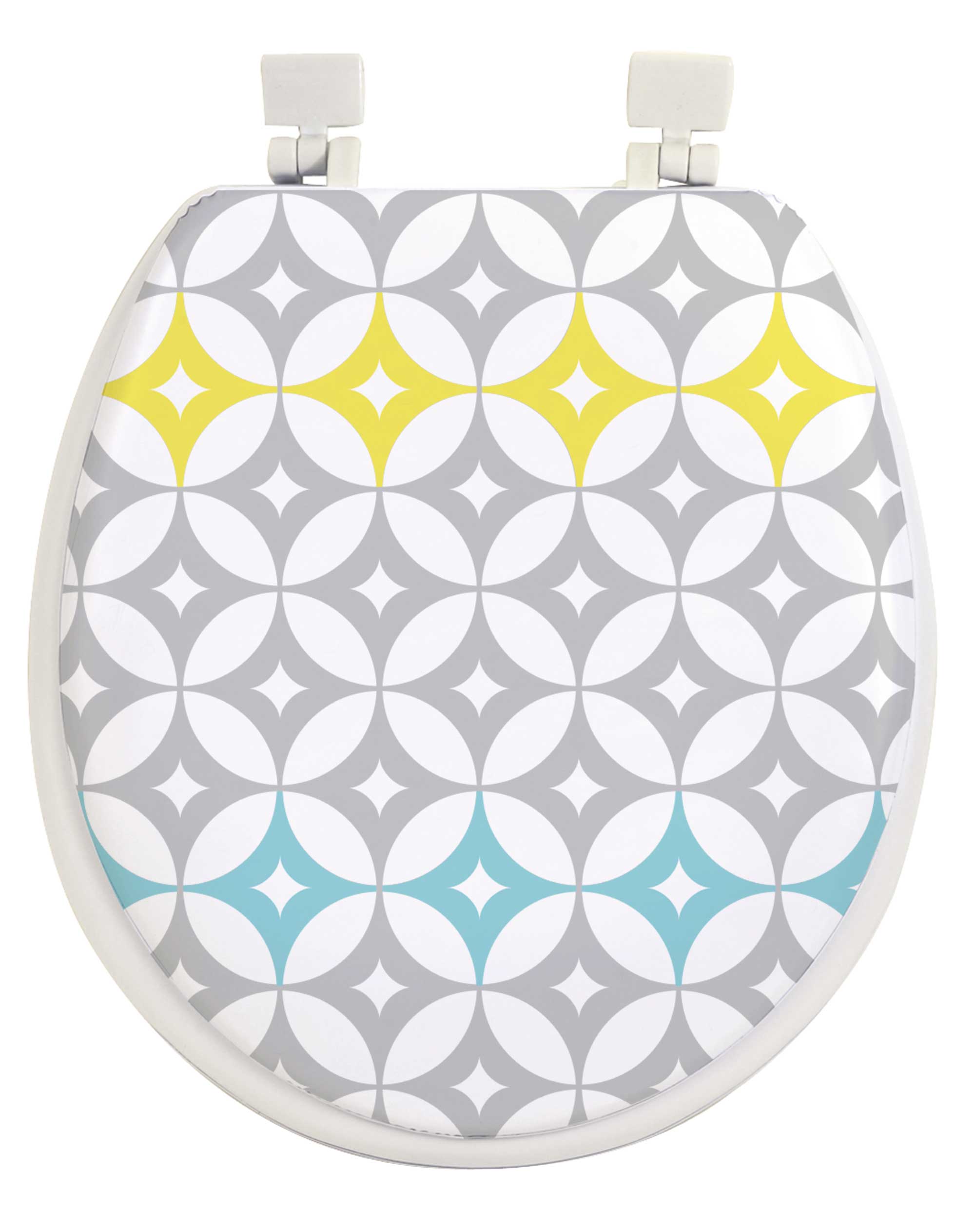 Adult print toilet lid, adult household toilet seat, sit on the circle.
