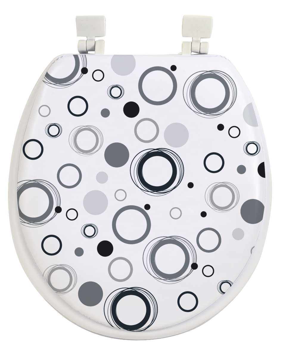 Adult print toilet lid, adult household toilet seat, sit on the circle.