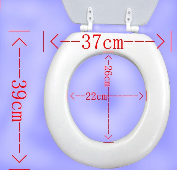 Adult print toilet lid, adult household toilet seat, sit on the circle.