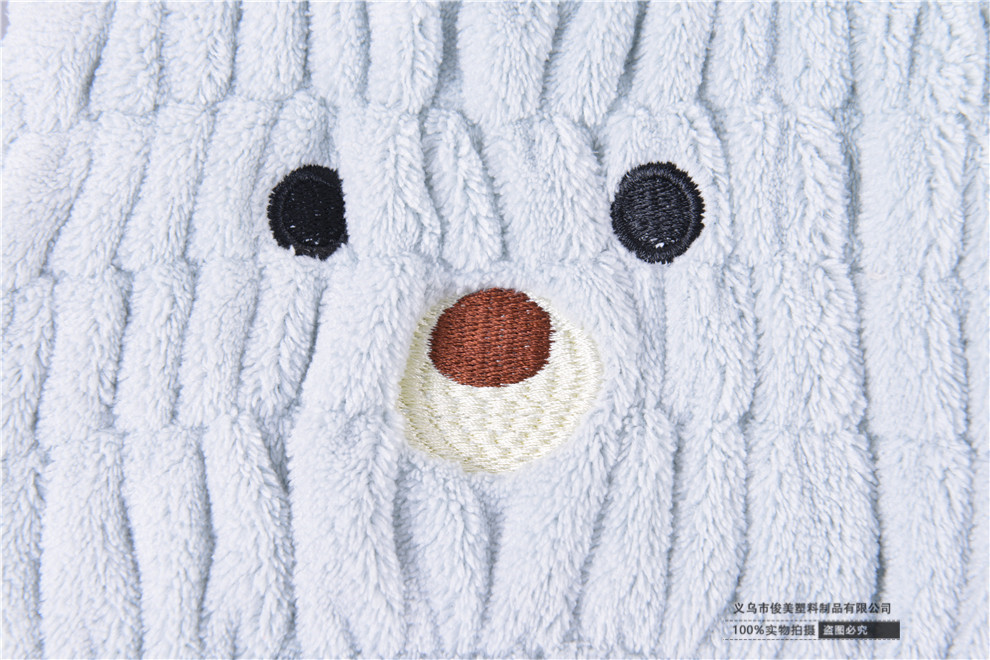 Children's Adult Bath Towel Cap Wipe Hair Cute Turban Cartoon Rabbit Hair-Drying Cap Female Water-Absorbing Quick-Drying Shower Cap