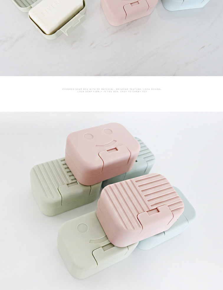 Sealed With Lid Soap Box Travel Lock Soap Dish Toilet Soap Holder Bathroom Waterproof Creative Soap Holder