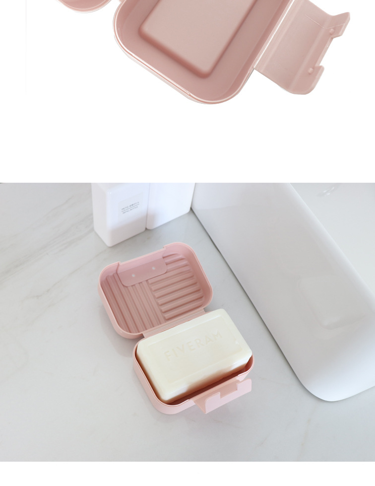Sealed With Lid Soap Box Travel Lock Soap Dish Toilet Soap Holder Bathroom Waterproof Creative Soap Holder