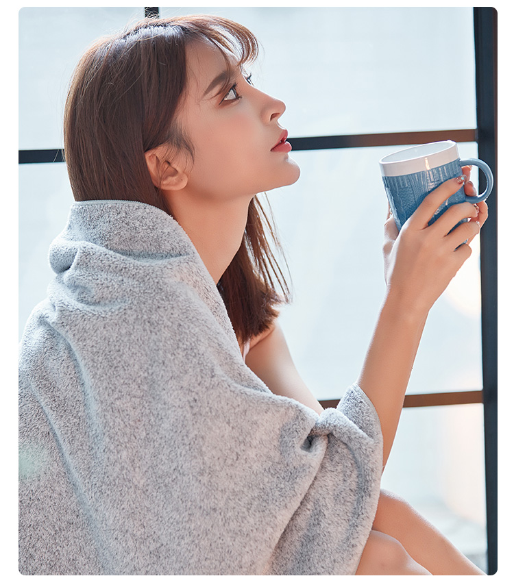 Jieni Skin 70x140 Bamboo Charcoal Fiber Super Water-Absorbing and Quick-Drying Soft Lint-Free Adult Cute Korean Style Bath Towel Jieni Skin 70x140 Bamboo Charcoal Fiber Super Water-Absorbing and Quick-Drying Soft Lint-Free Adult Cute Korean Style Bath Towel