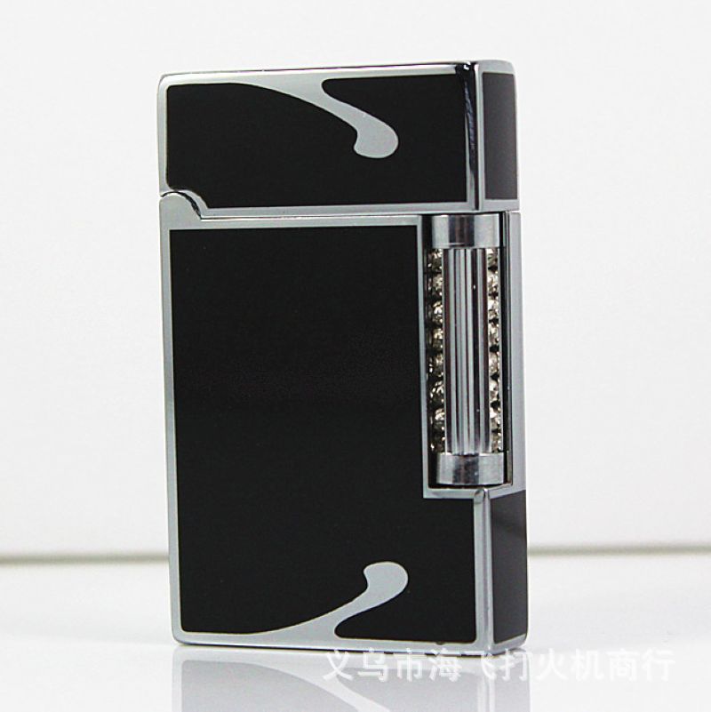 SK28-E07 esparkle silver spray black box Langqing metal lighter SK28-E07 esparkle silver spray black box Langqing metal lighter
