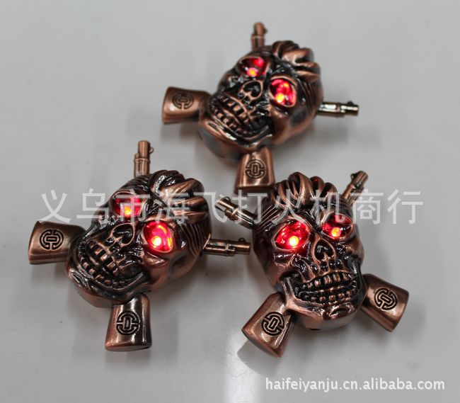 The supply of 599 flash skull Guaijiao metal lighter and Yanju into new ideas The supply of 599 flash skull Guaijiao metal lighter and Yanju into new ideas
