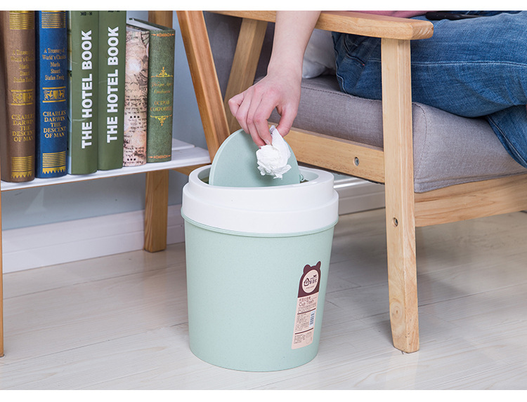 Nordic shake lid dustbin home creative kitchen living room office plastic toilet with lid flip dustbin Nordic shake lid dustbin home creative kitchen living room office plastic toilet with lid flip dustbin
