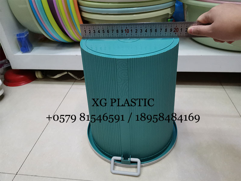 dustbin household trash can quality durable garbage bin with pressure ring fashion strip pattern design rubbish can hot dustbin household trash can quality durable garbage bin with pressure ring fashion strip pattern design rubbish can hot