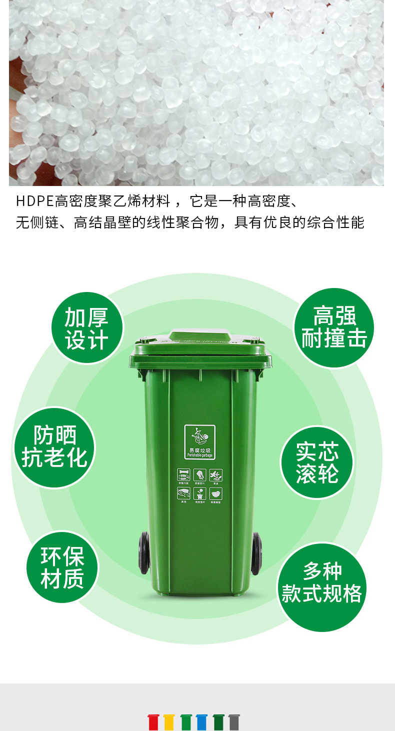 Plastic Pedal Trash 120 Liter Plastic Classification Dustbin Outdoor Sanitation Trash Foot Stepped 240L Trailer Plastic Pedal Trash 120 Liter Plastic Classification Dustbin Outdoor Sanitation Trash Foot Stepped 240L Trailer