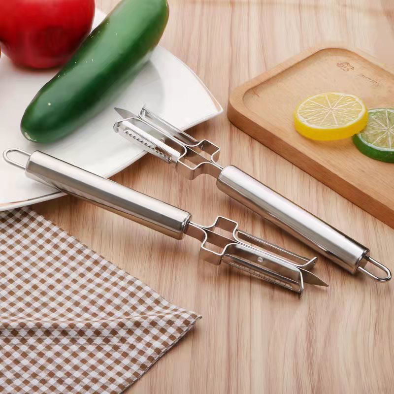 New Fruit Peeling Knife Household Peeler Kitchen Multi-Functional Knife Potato Chipper Leather Peeler Beam Knife Artifact New Fruit Peeling Knife Household Peeler Kitchen Multi-Functional Knife Potato Chipper Leather Peeler Beam Knife Artifact