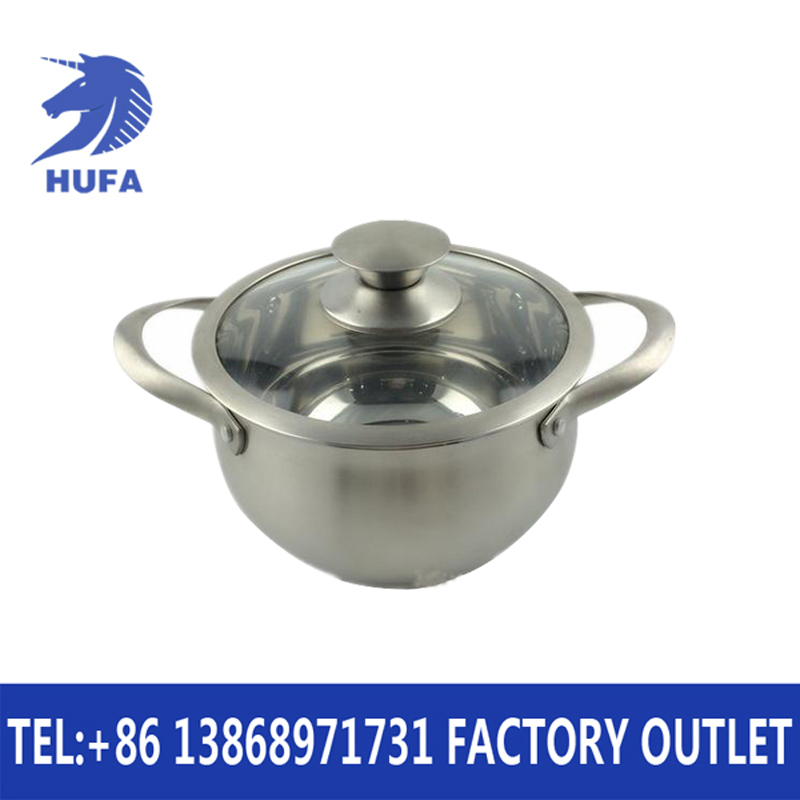 Stainless steel dish serving dish multi purpose pot soup pot stainless steel kitchenware pot with cover sauce pans