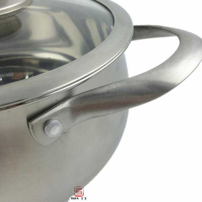 Stainless steel dish serving dish multi purpose pot soup pot stainless steel kitchenware pot with cover sauce pans